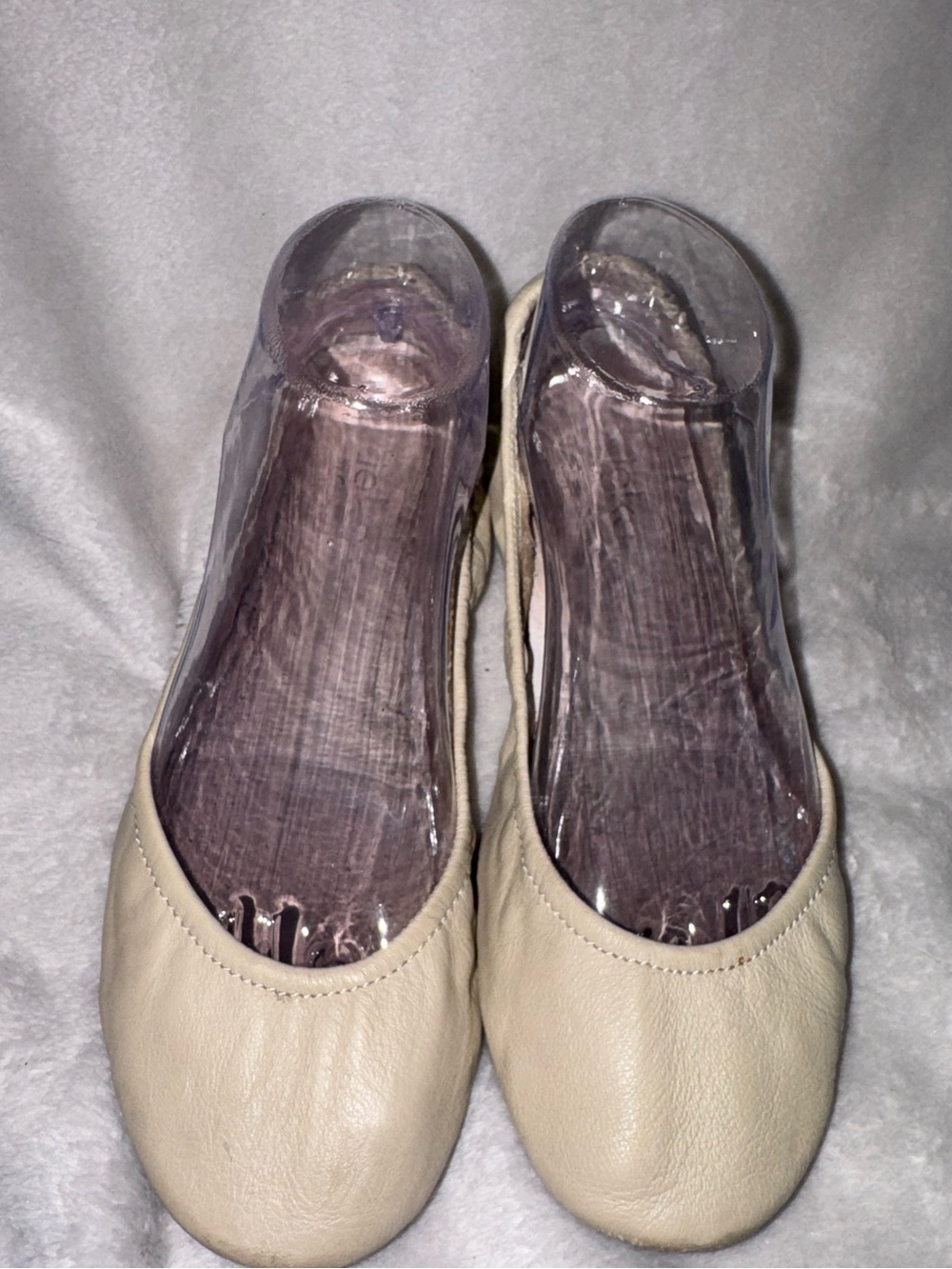 Tieks Women's Ballet Flats in Cream Leather